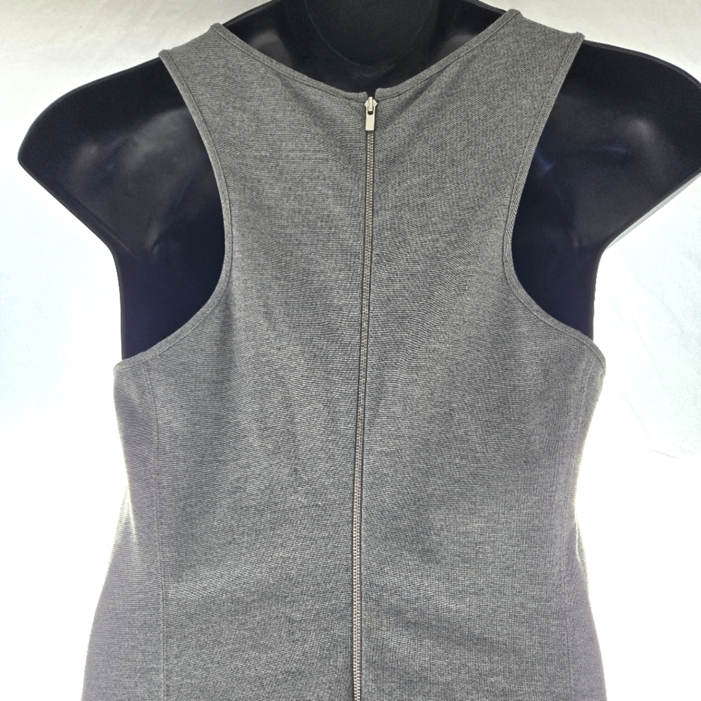 Lovely Gray BR Racerback Ruffle Hem Dress EUC - Picture 5 of 10